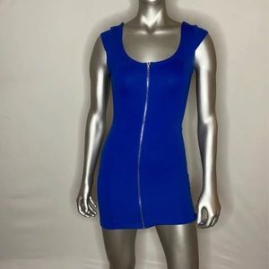 💜Blue bodycon mini dress